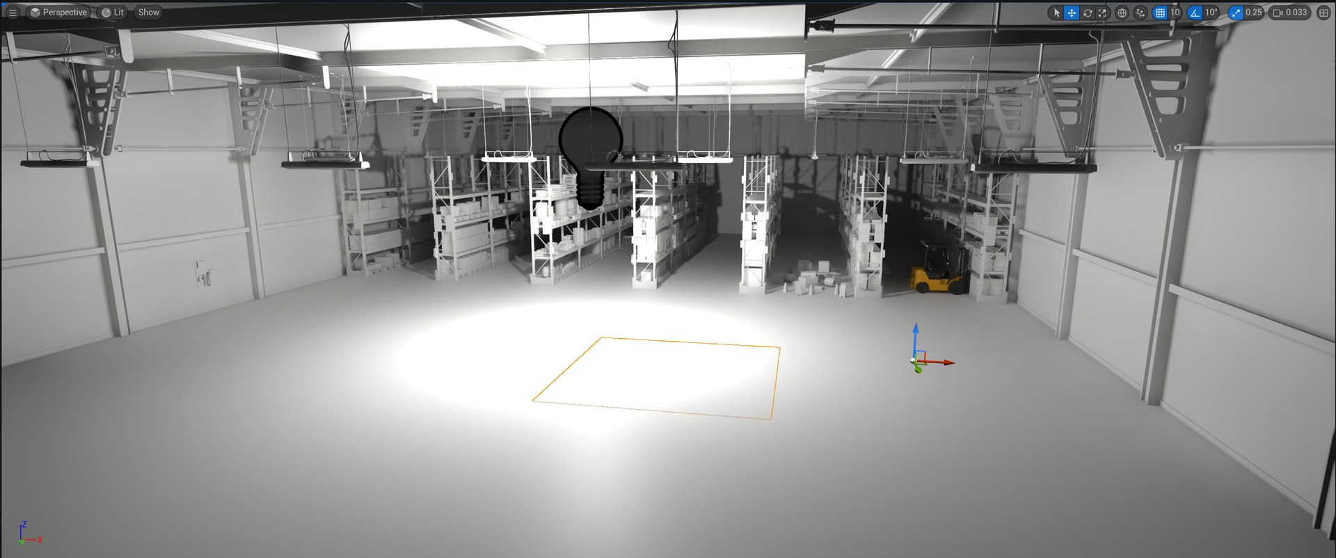 Unreal viewport