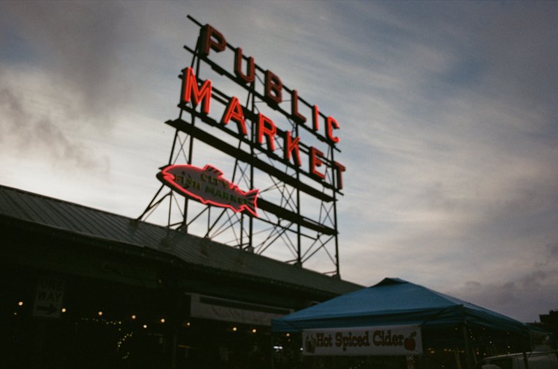 Public Market with Different Light Set-up